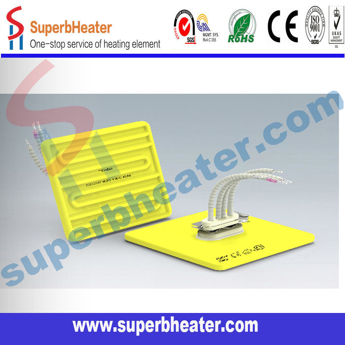 Square Far Infrared Ceramic Heater 120X120mm Heating Element