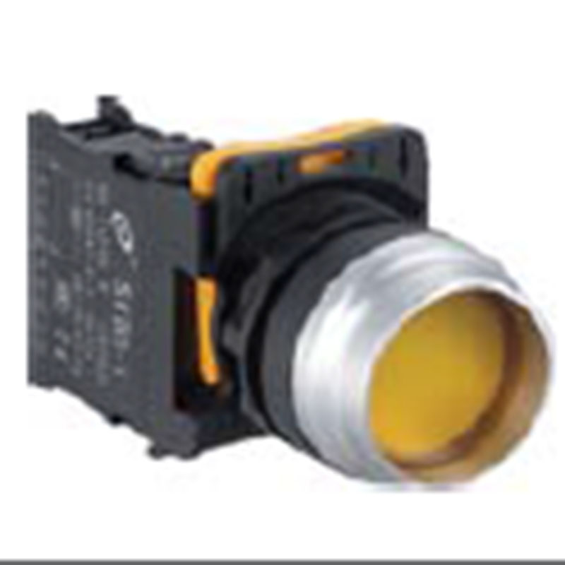 22mm High Flat Push Button Switch with Light