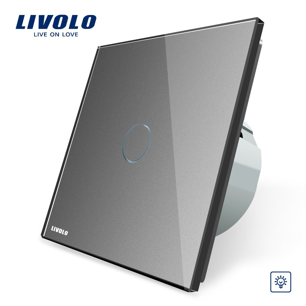 Livolo Glass Panel Dimmer Control Wall Light Touch Switch Vl-C701d-15