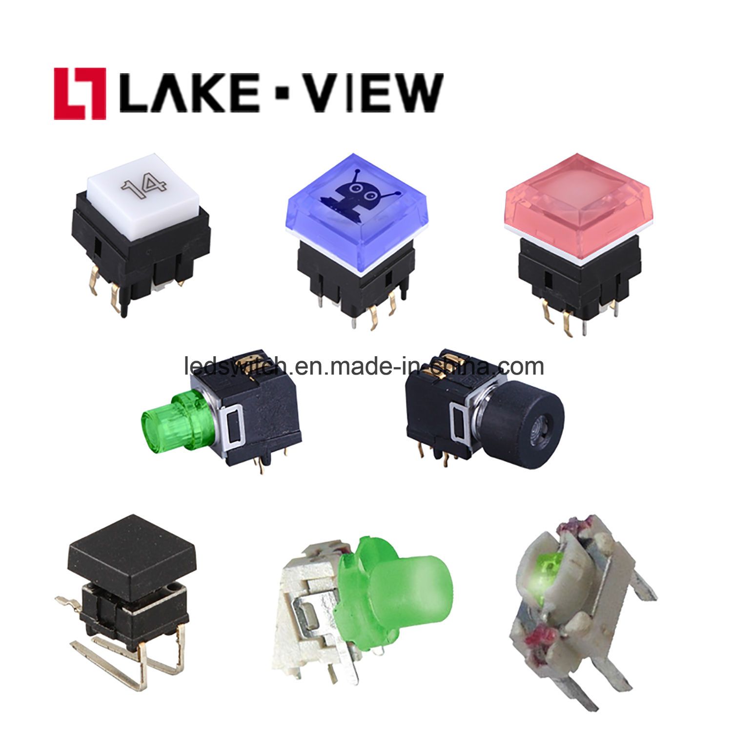TL7 Light Color Customized Cap Size Tact Switch Manufacture Switches