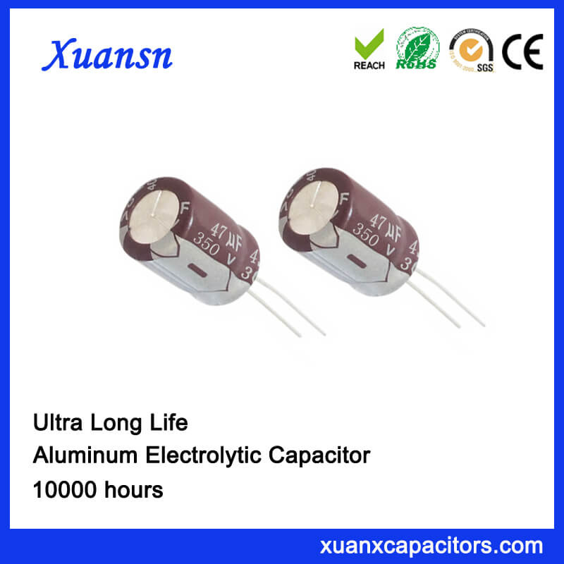 Low Profile Electrolytic Capacitors 47UF 350V