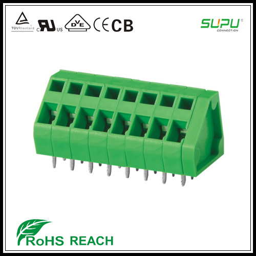 Screwless 3.81mm Pitch PCB Terminal Block