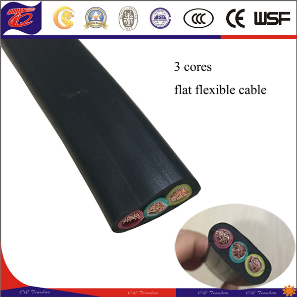 Safety Flat Insulated Electrical Cooper Cable