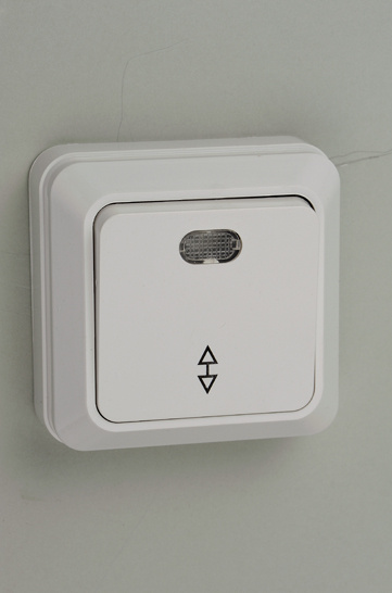 Surface Mounted Cut out and One Way Switch with Lamp