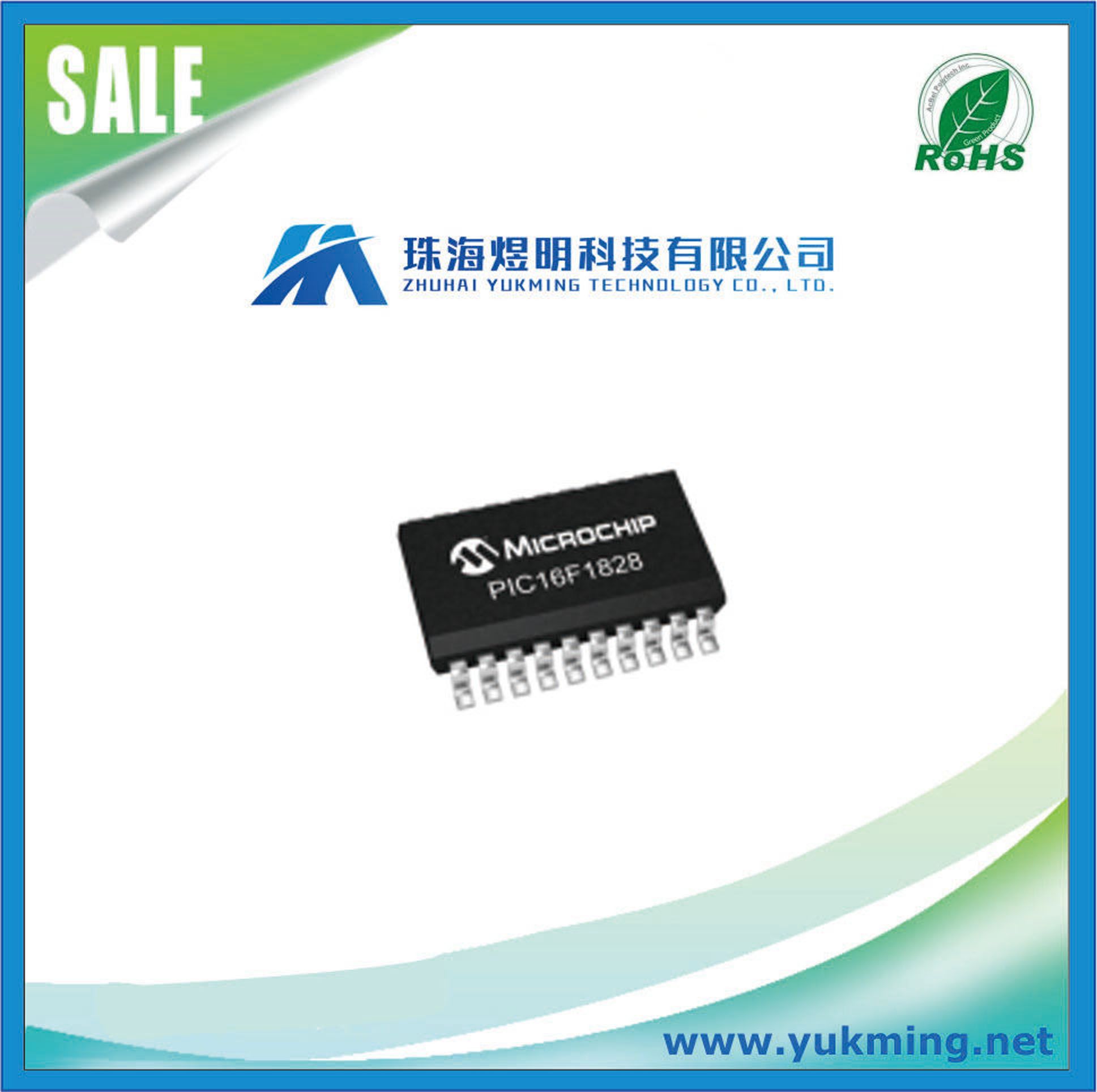 Integrated Circuit Pic16f1828-I/Ss of Flash Micro Controller IC Microchip