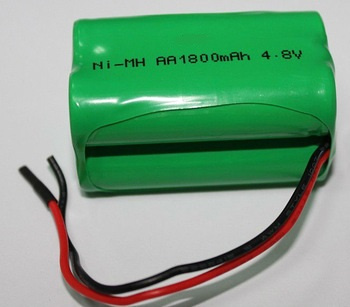 4.8V 1800mAh AA NiMH Rechargeable Battery Pack