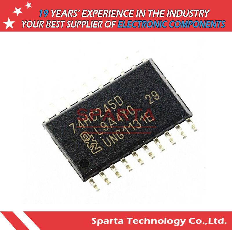 74hc245D Sn74hc245dwr Hc245 Mc74hc245adwr2g Sop20 Octal Bus Transceiver IC