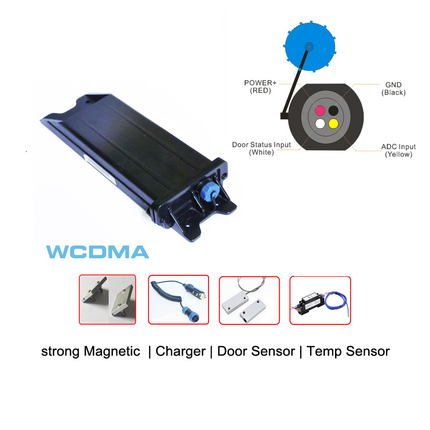 Rechargeable Battery WCDMA Trailer GPS Tracker