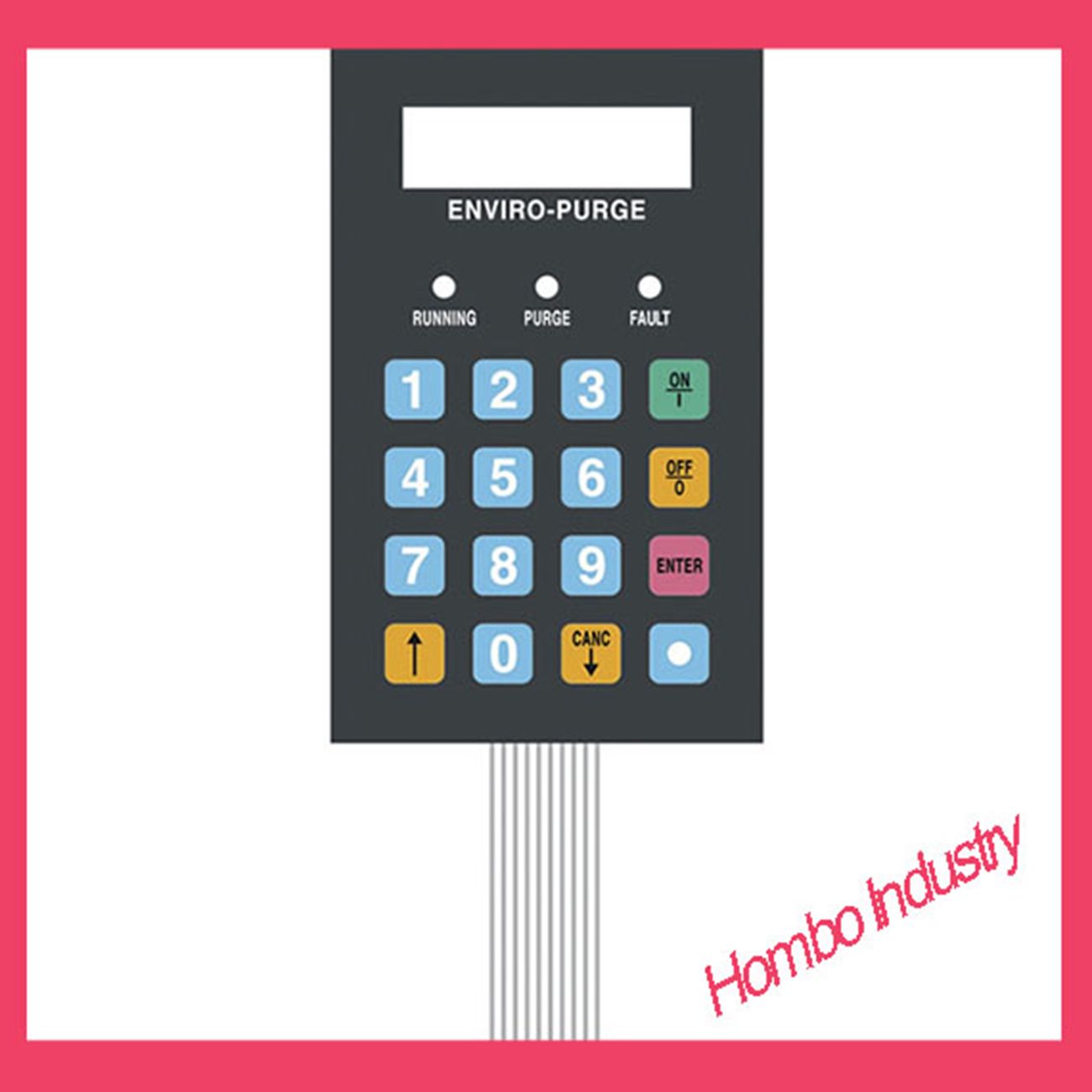 Keyborad Membrane Switch with LCD Window for Microwave Oven
