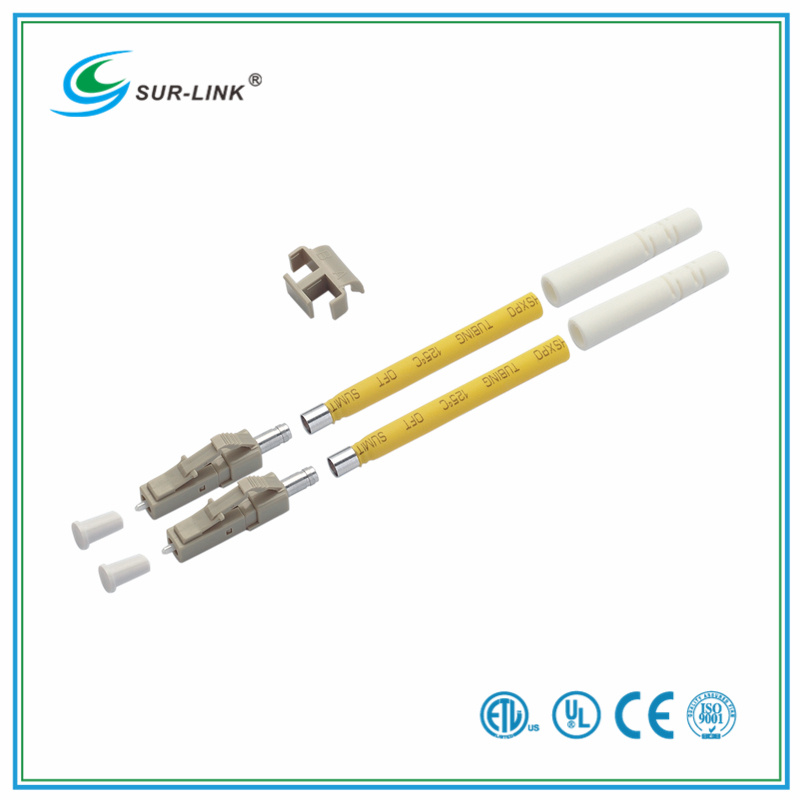LC Multi Mode Duplex Fo Connector with Clip