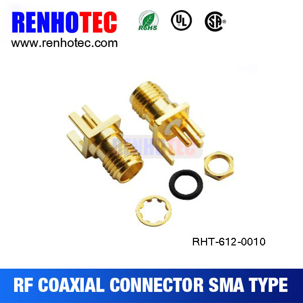 Mini SMT PCB Mount Female SMA Series for PCB Board