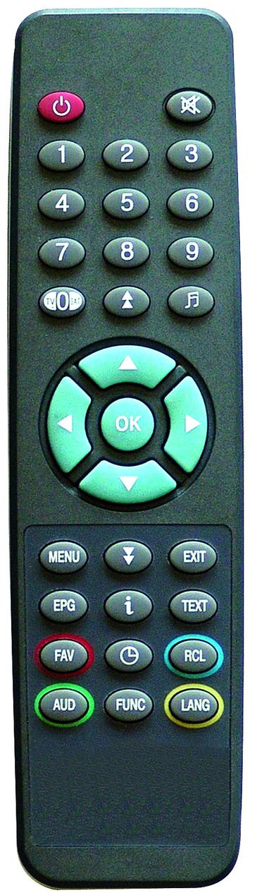 ABS Case Remote Control for TV (CONDOR OVISAT)