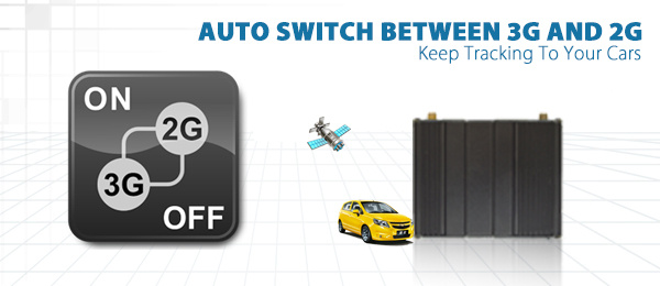 3G GPS Tracker with Auto Switch Between 3G and 2g