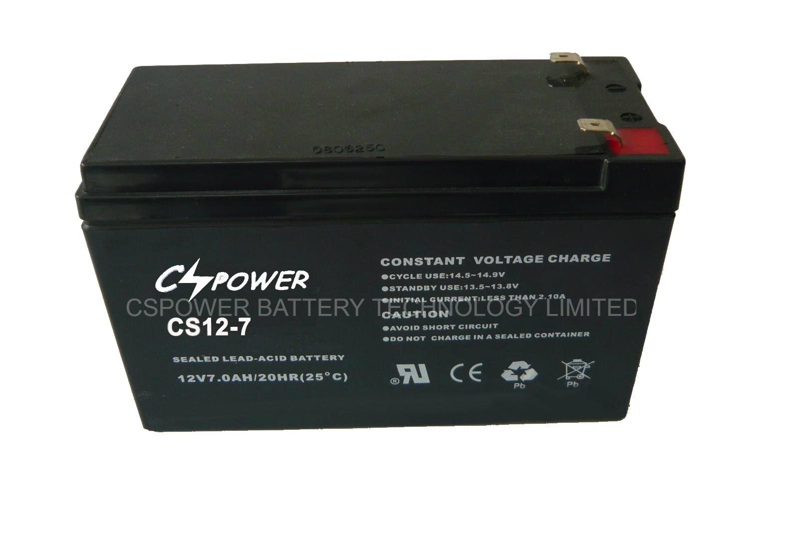 12V SLA Battery 7ah for UPS/EPS CS12-7D