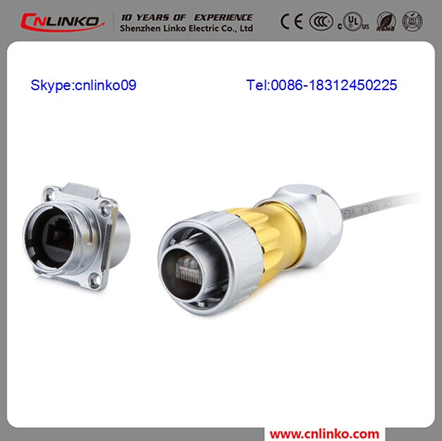 Electric Materials Ethernet RJ45 Cable Connector /Shielded RJ45 Plug