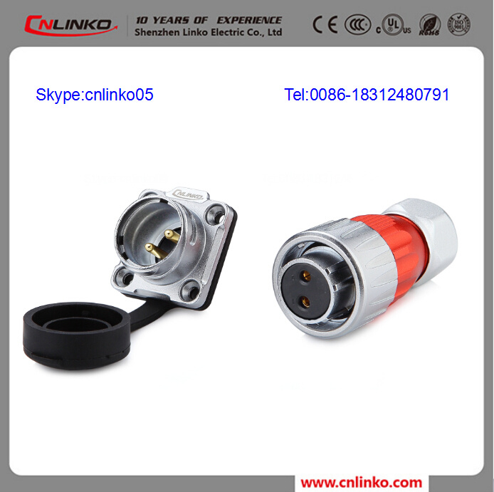 Hot 2016 2 Pin Waterproof Electrical Connector