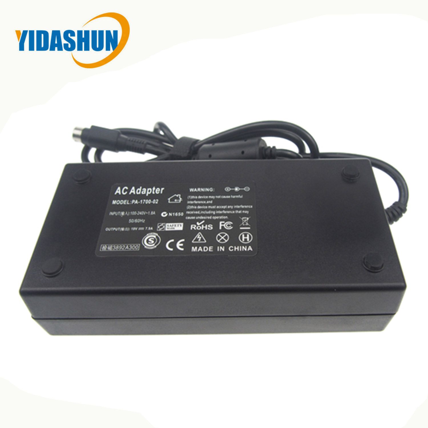 19V7.9A Round 4-Pin Power Laptop AC DC Adapter for Acer