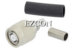 Reverse Polarity TNC Male Connector Crimp/Non-Solder Contact Attachment