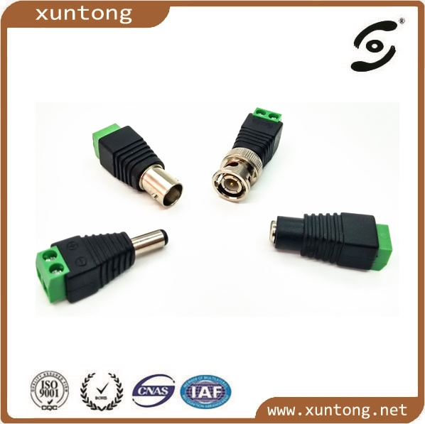 Female Connector Via 5.5/2.5mm DC Jack BNC Connector