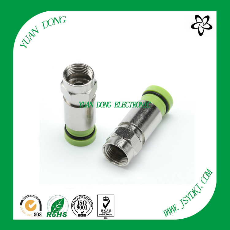 RG6 Male Compression Connector RF Connector