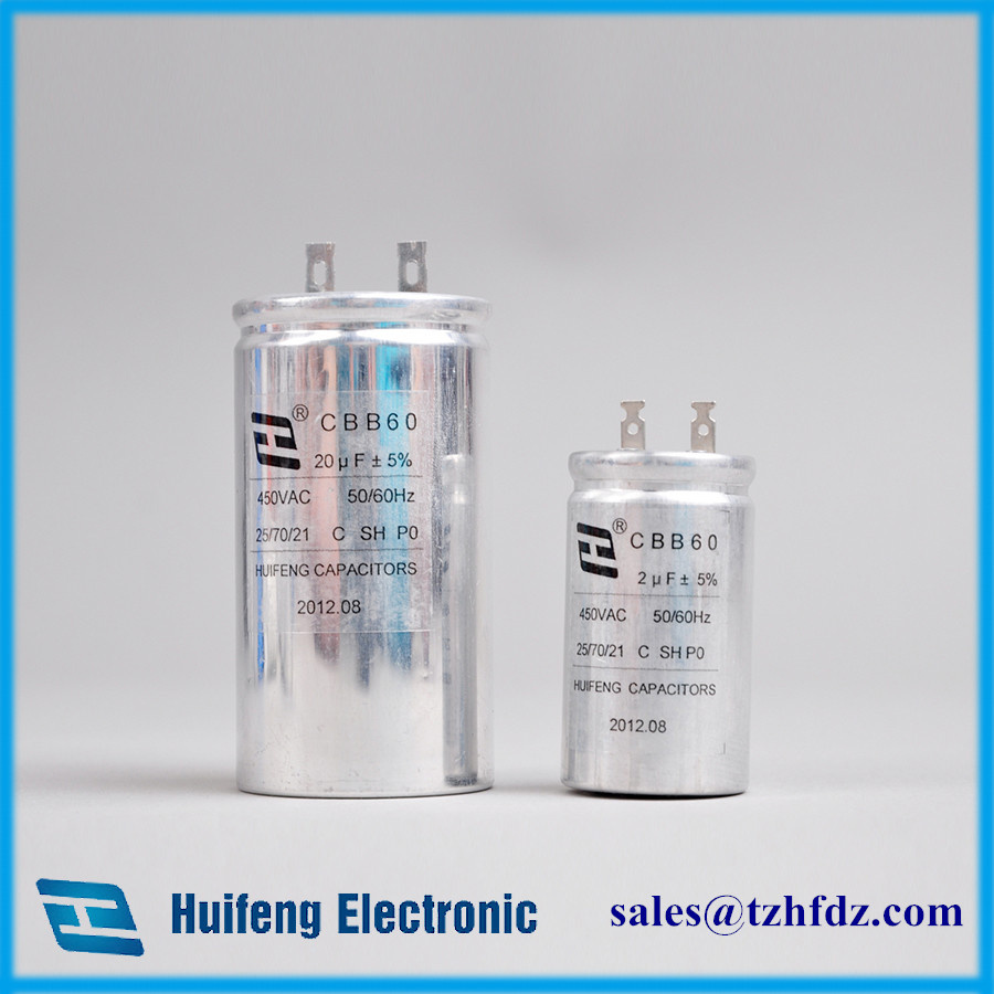 Cbb60 Motor Run Capacitor with Pins