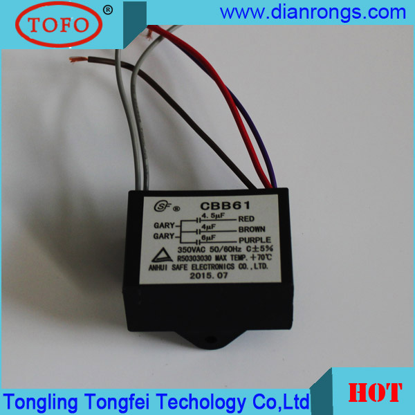 Cbb61 11UF 350VAC BOPP Film Capacitor
