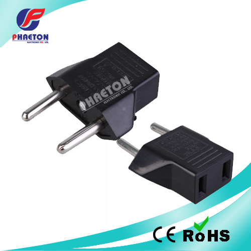 2 Pin Round AC Travel Adaptor Converter Plug