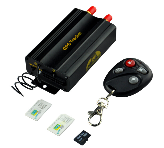 New Tk-103b+ Dual SIM Vehicle GPS Tracker with Remote Controller