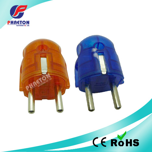 Colorful EU Round AC DC Power Plug