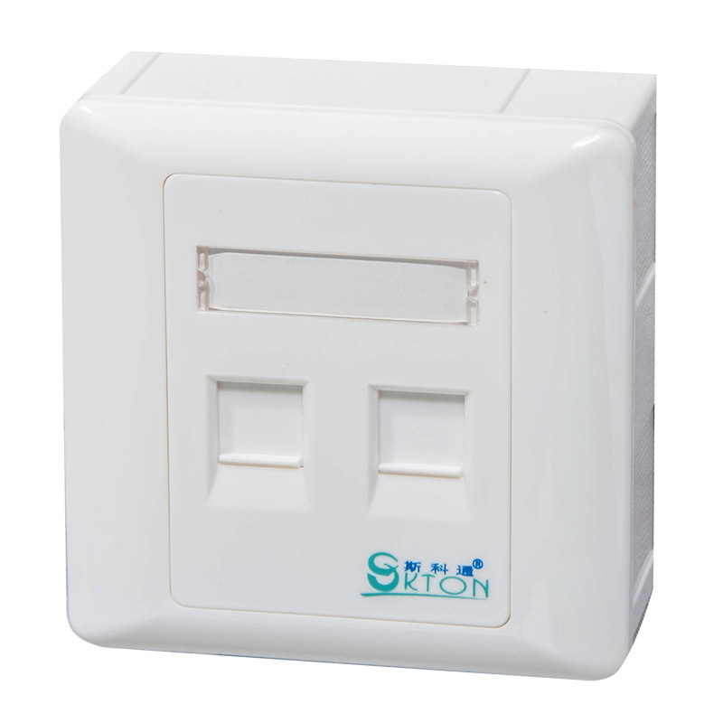 CE, RoHS Approved Single Port Faceplate
