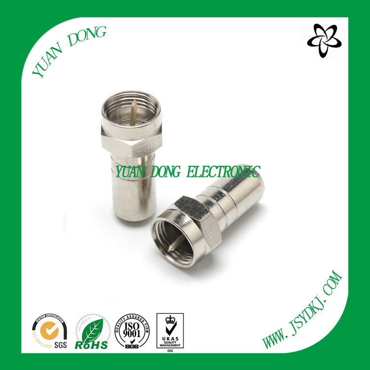 75ohm Terminator Load Lock CATV Connector F Connector