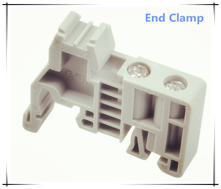 UK Modular Terminal Block DIN Rail End Clamp