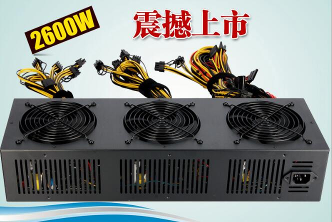 2600W GPU Mining Power Supply for 12 Gpus