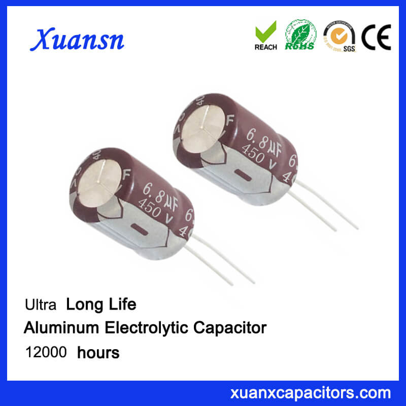 PCB Board Capacitor Electrolytic 450V 6.8UF