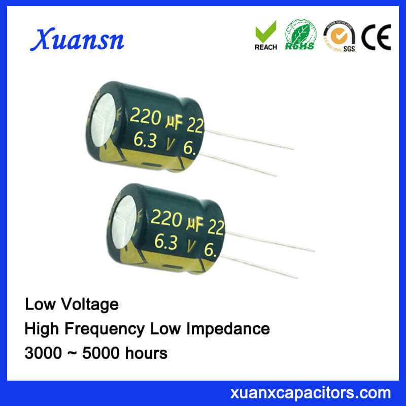 6.3V 220UF Capacitor Electrolytic High Frequency