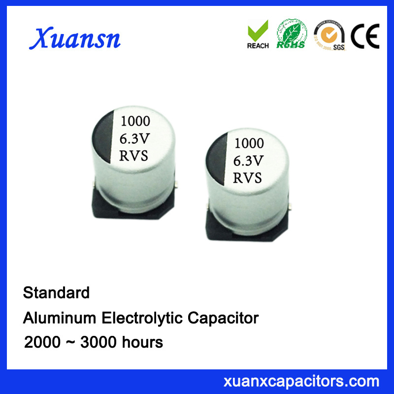 Good Quality General 1000UF 6.3V Electrolytic Capacitor