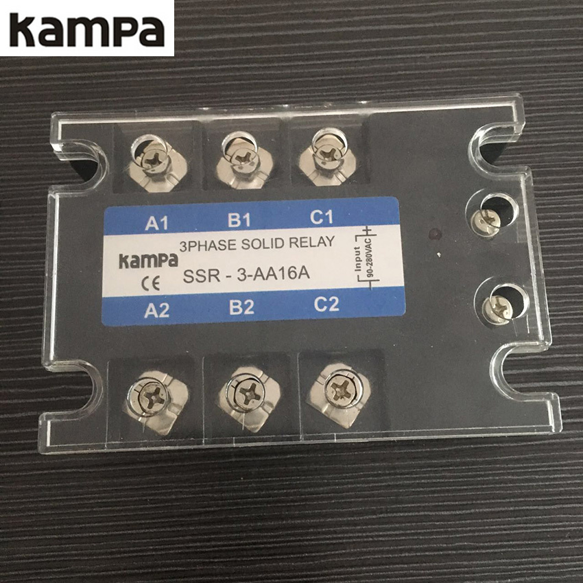 Tsr-16AA Input 80-280VAC Load 24-480VAC Three-Phase Solid State Relay 