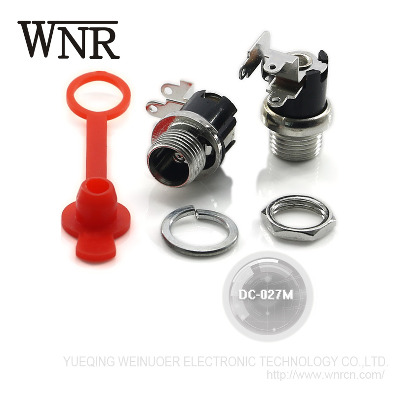 New Arrival Wnre Aterproof DC Power Jack DC-027m DC Jack