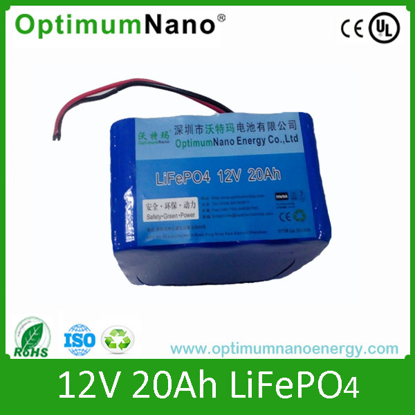12V 20ahlifepo4/Lithium Battery for Snowmobile Start