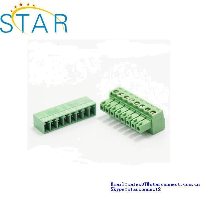 5.08mm Pitch 6pin Plug-in Screw Terminal Block Connector Right Angle