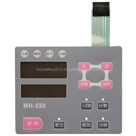 Graphic Overlay Flexible Circuit Board Control Keypad Membrane Switch -058