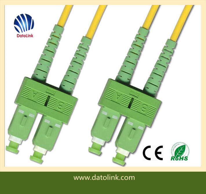 Fiber Optic Patchcord Sc APC-Sc APC Sm 9 125 Duplex