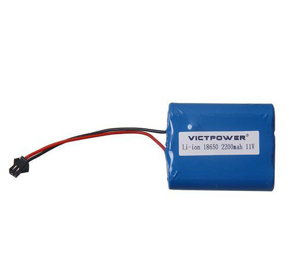 Victpower 18650 Battery 11.1V 2200mAh Lithium Ion Battery Pack