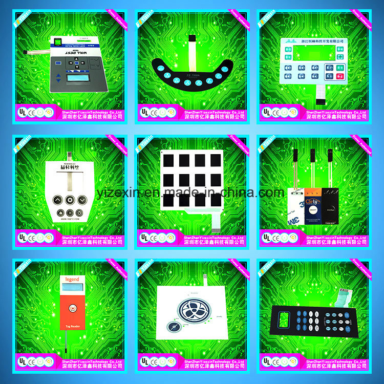 Manufacturer High Quality Membrane Switch with LEDs and Metal Domes