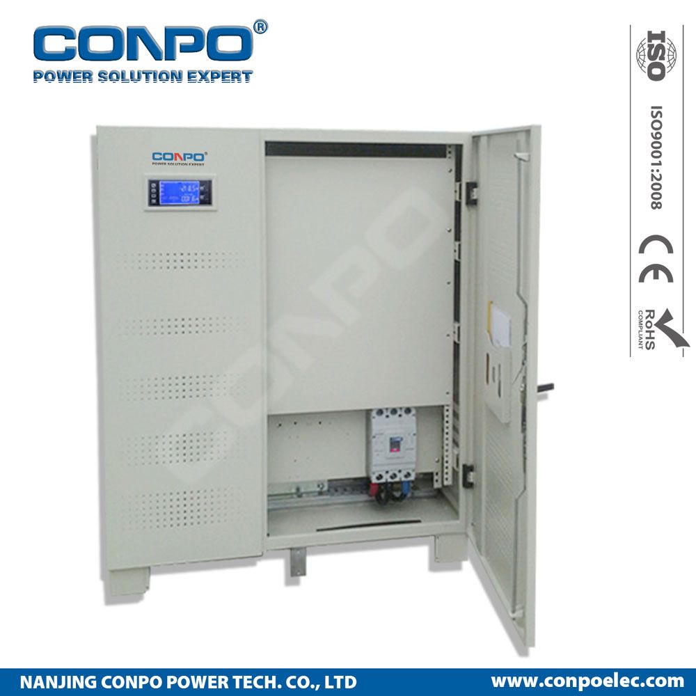 SJW-WB-500kVA 3phase Intelligent Microchip (CPU) , Non-Contact Voltage Stabilizer/Regulator