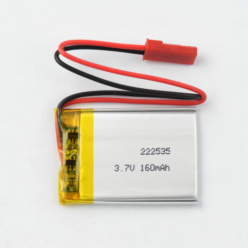 3.7V Rechargeable 222535 160mAh Lithium Polymer Battery