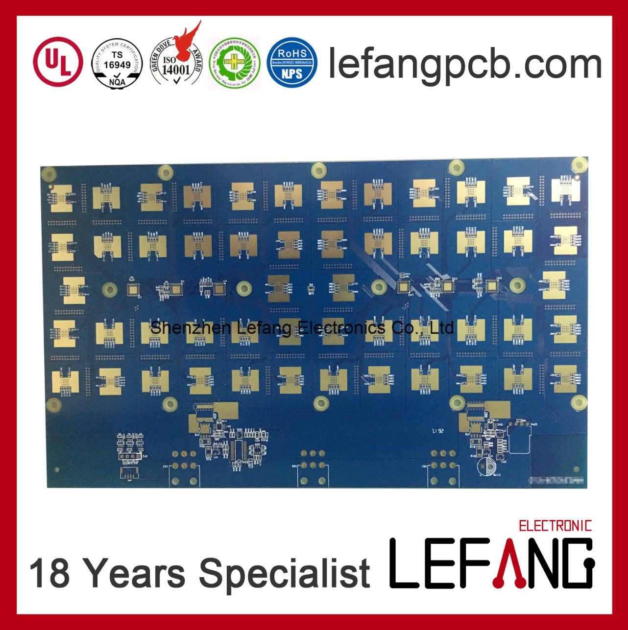 Double Sided PCB Board PCB Prototype for Keyboard Keypad