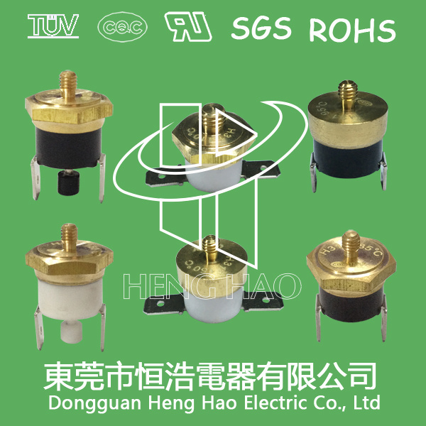 H31 Copper Head Bimetal Thermostat with M3/M4/M5/M6 Screw