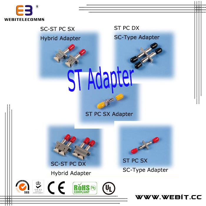 St Fiber Optic Adapter, St Adapater, Fiber Optic St Adapter