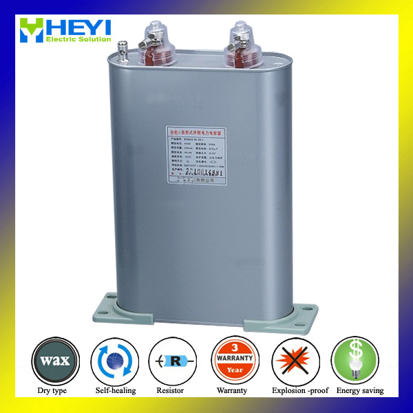 Low Voltage Reactive Polypropylene Film Power Capacitor for Capacitor Bank Bsmj